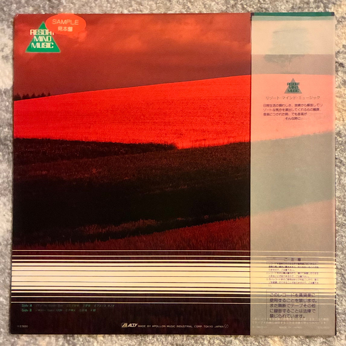 Shinsuke Honda = 本多信介 ‎– Silence – Galapagos Records