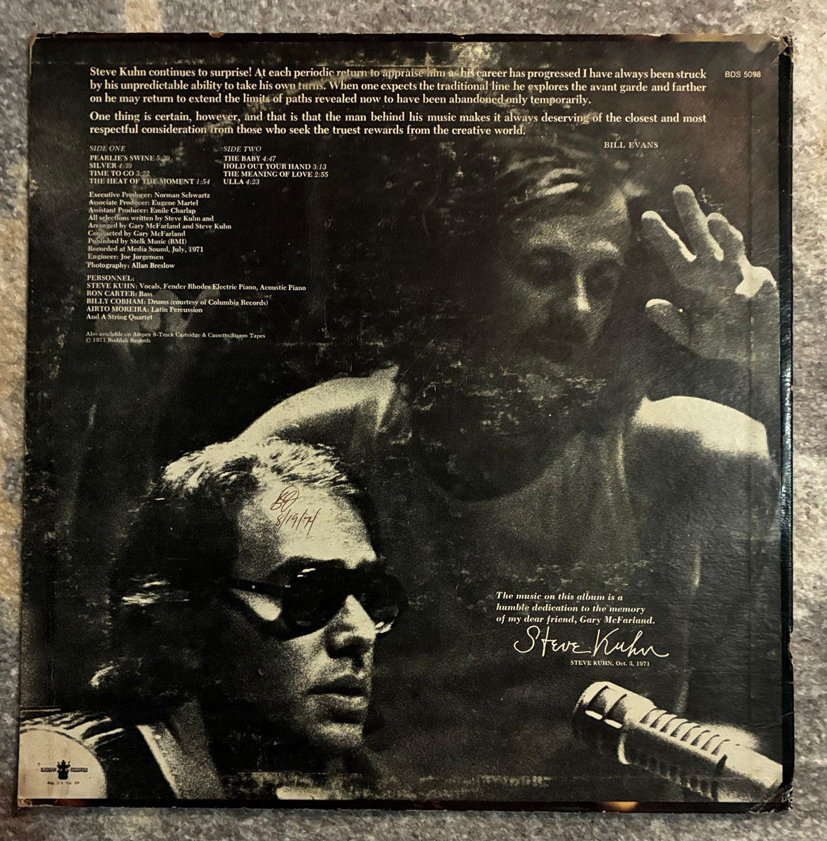 Steve Kuhn – S.T. – Galapagos Records