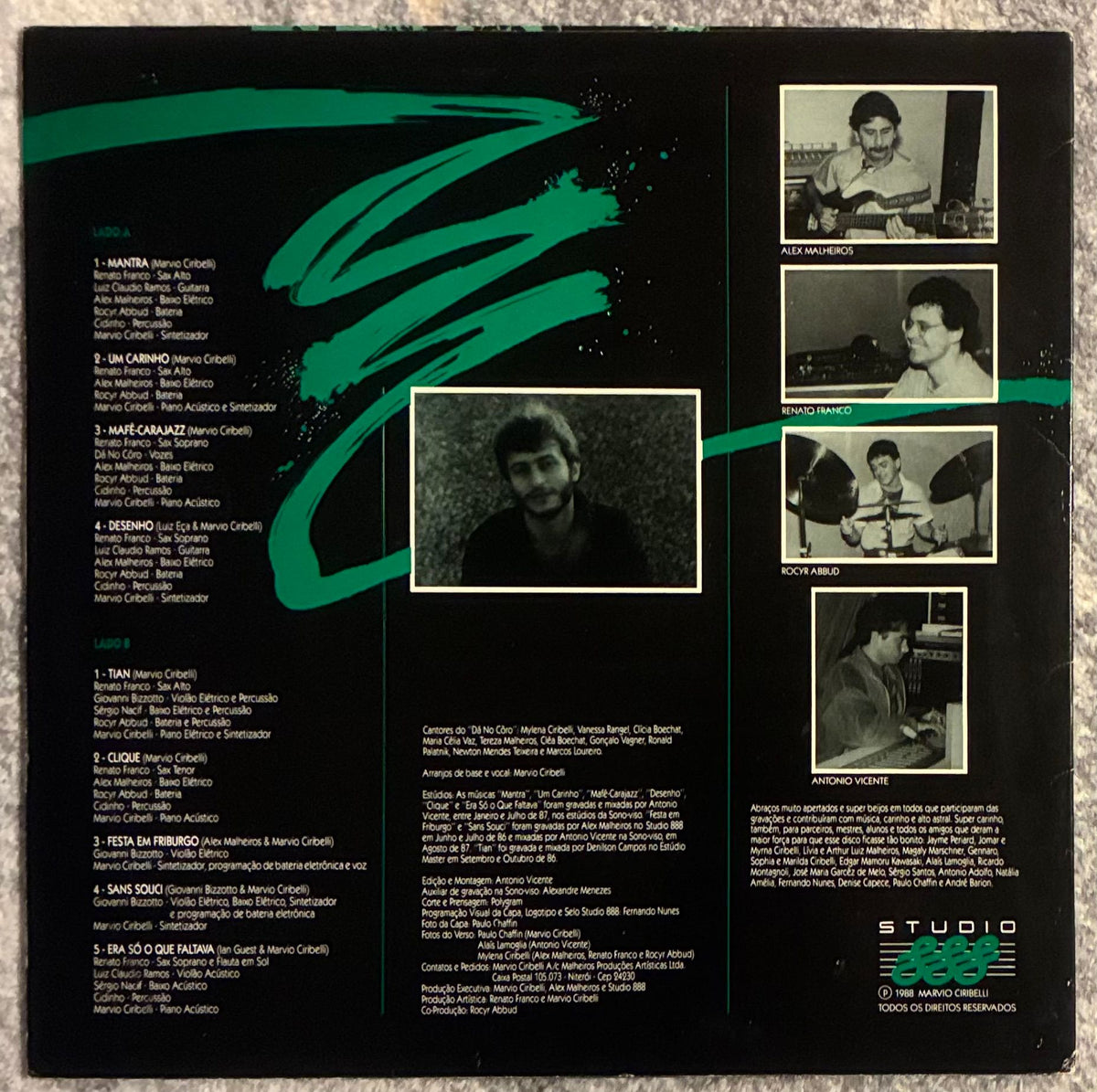 Marvio Ciribelli ‎– Mantra Marvio Ciribelli ‎– Mantra – Galapagos Records