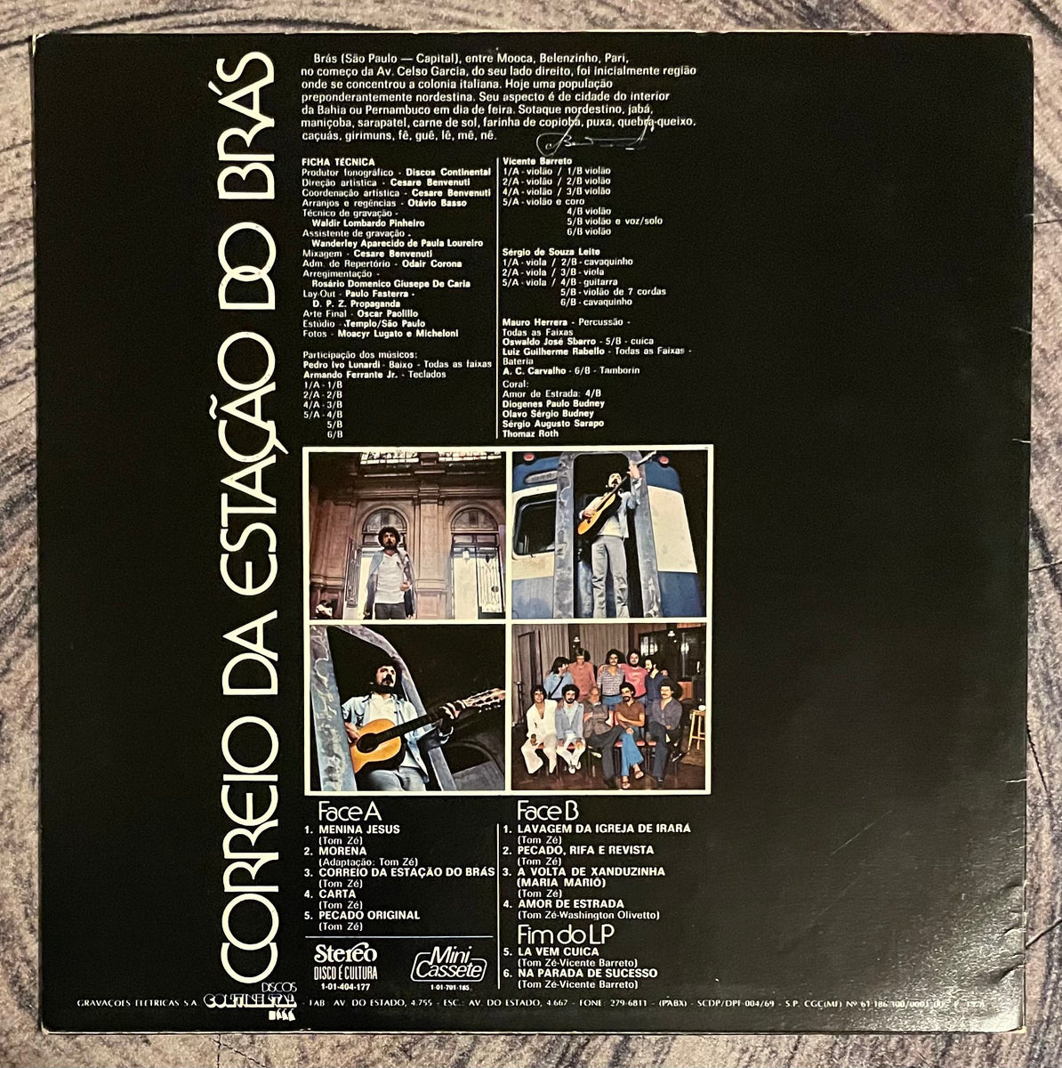 Tom Zé – Correio Da Estação Do Brás – Galapagos Records