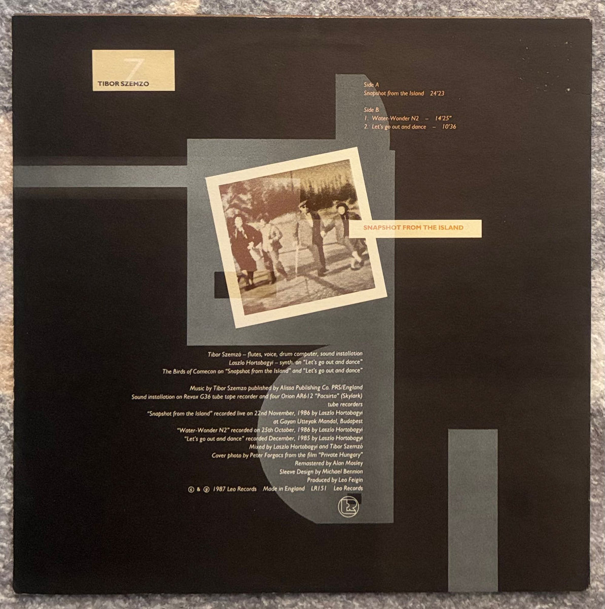 け*う様 Tibor Szemző / Snapshot From  SNAPSHOT FROM THE ISLAND | REMASTERED | TIBOR SZEMZŐ | Tibor