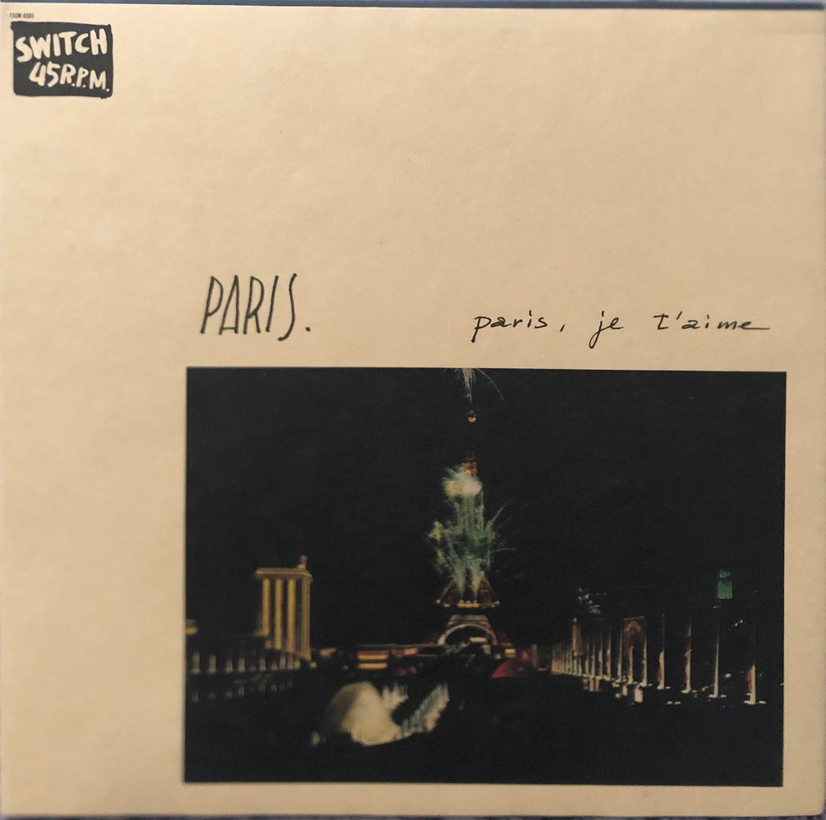Paris – Paris, Je T'Aime – Galapagos Records