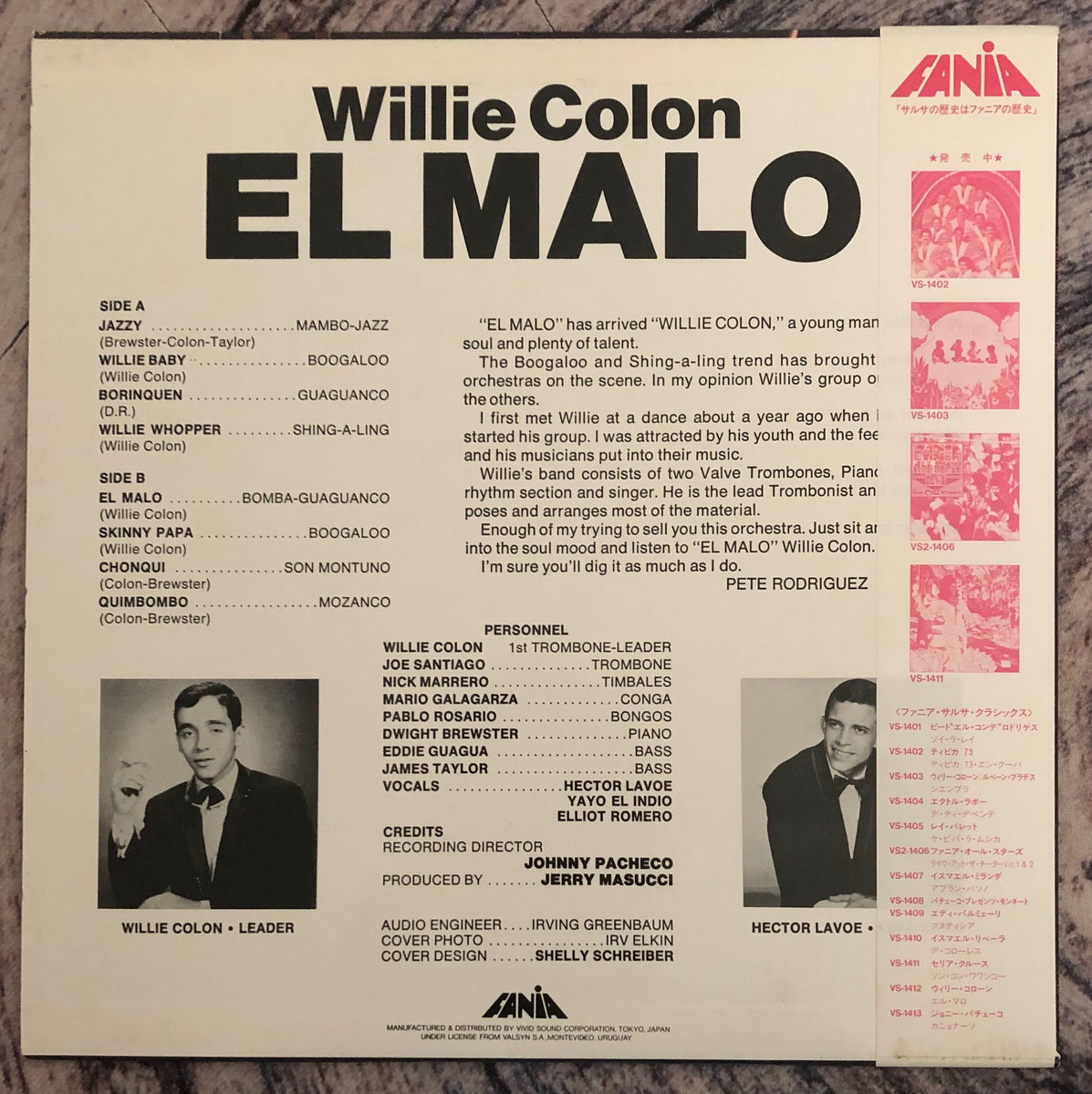 Willie Colon – El Malo – Galapagos Records