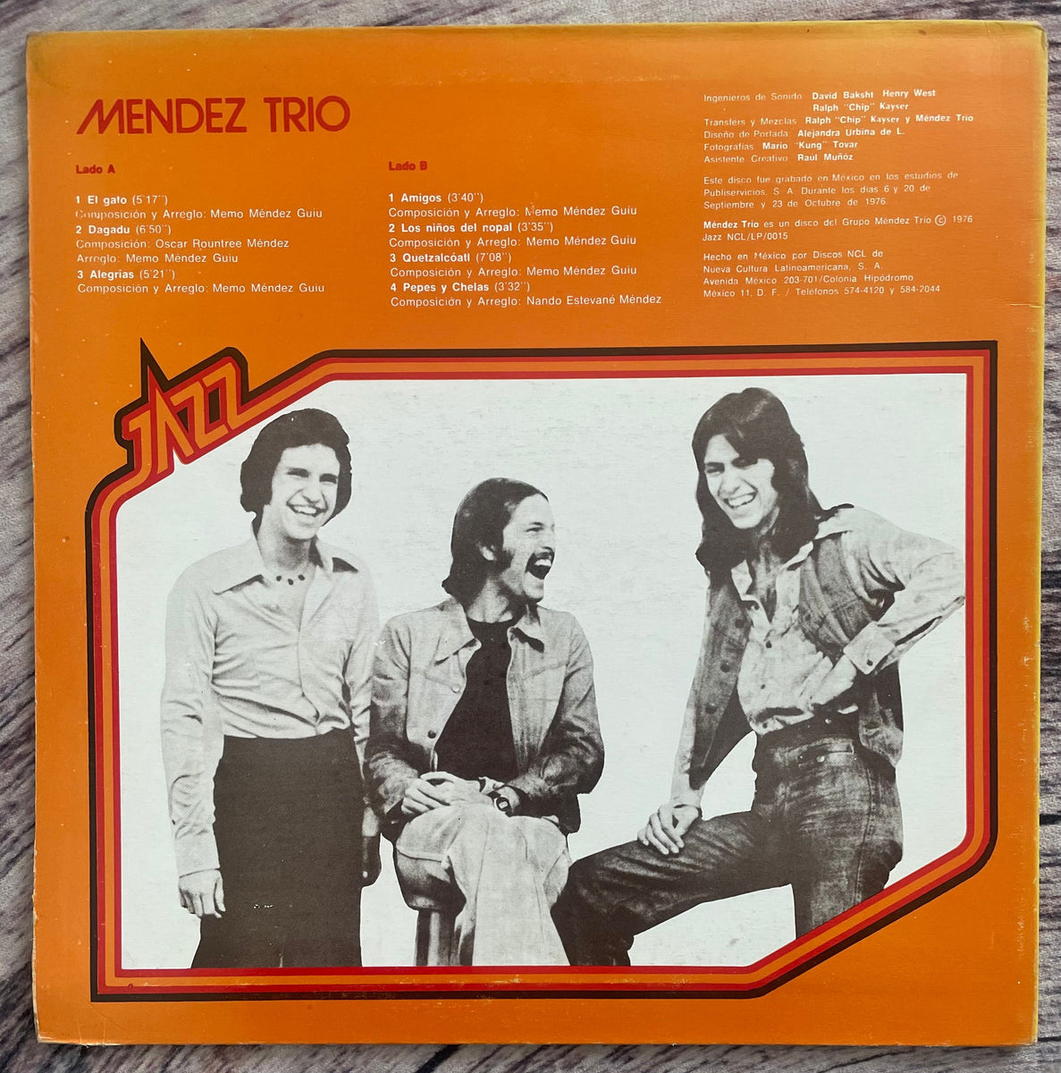 Mendez Trio - S.T. – Galapagos Records