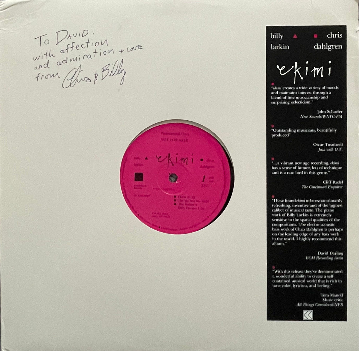 Ekimi - S.T. – Galapagos Records