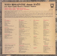 Toto Bissainthe Avec Marie-Claude Benoît Et Mariann Mathéus – Chante Haïti