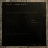 Matthias Frey – Secret Ingredients