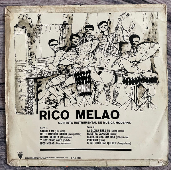Quinteto Instrumental De Musica Moderna – Rico Melao – Galapagos Records
