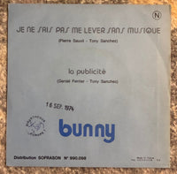Bunny – Je Ne Sais Pas Me Lever Sans Musique