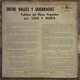 Leda Y María - Entre Valles Y Quebrados, Folklore Del Norte Argentino