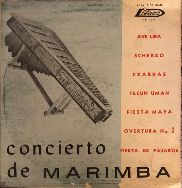 Marimba La Voz De Los Altos ‎– Concierto De Marimba