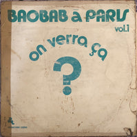 Abou Sylla Et Baobab ‎– Baobab À Paris Vol. 1 - On Verra Ça?